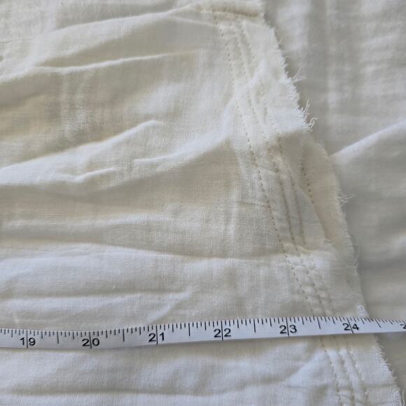 Free People We the Free Secret Falls Smock Top Cotton Ivory Size M Cottagecore - Picture 13 of 13